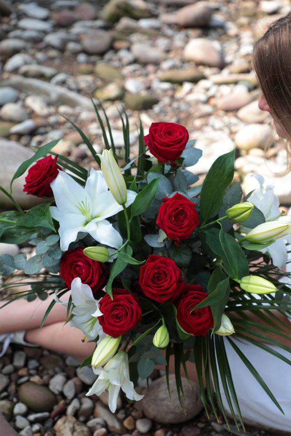 Bouquet Lys et Roses